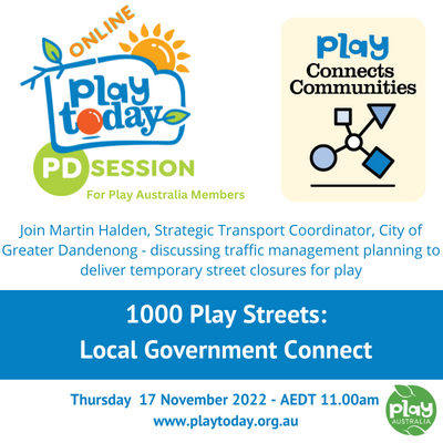 LGA Connect - Traffic Management Planning for Play Streets | Play Australia