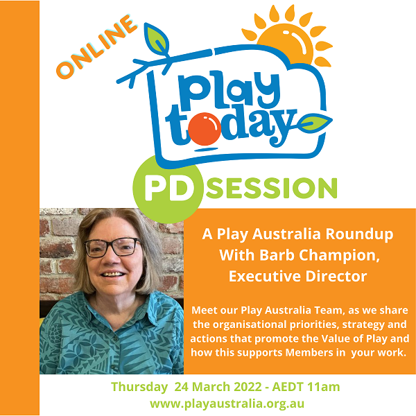 Play Australia, online Learning Series, A Play Australia Roundup member only event