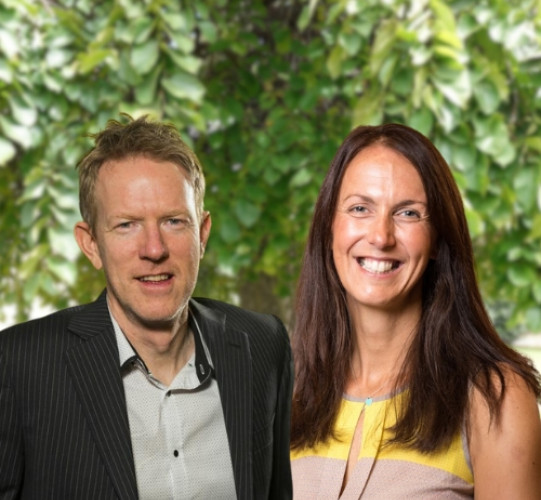 Prof. Ruth Jeanes and Assoc Prof. Justen O'Connor