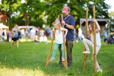 stilts loose parts play street play